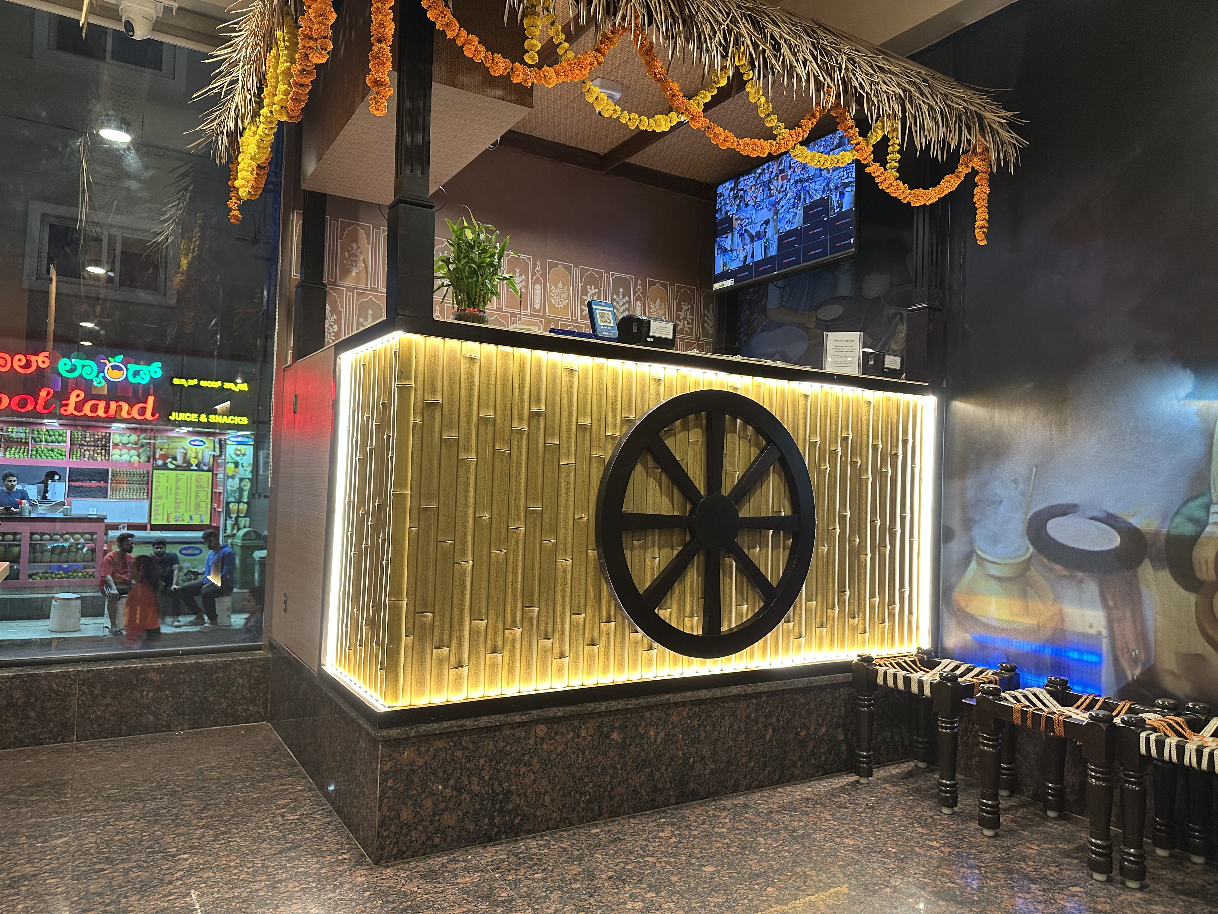 Full dining experience at Dhaba Square